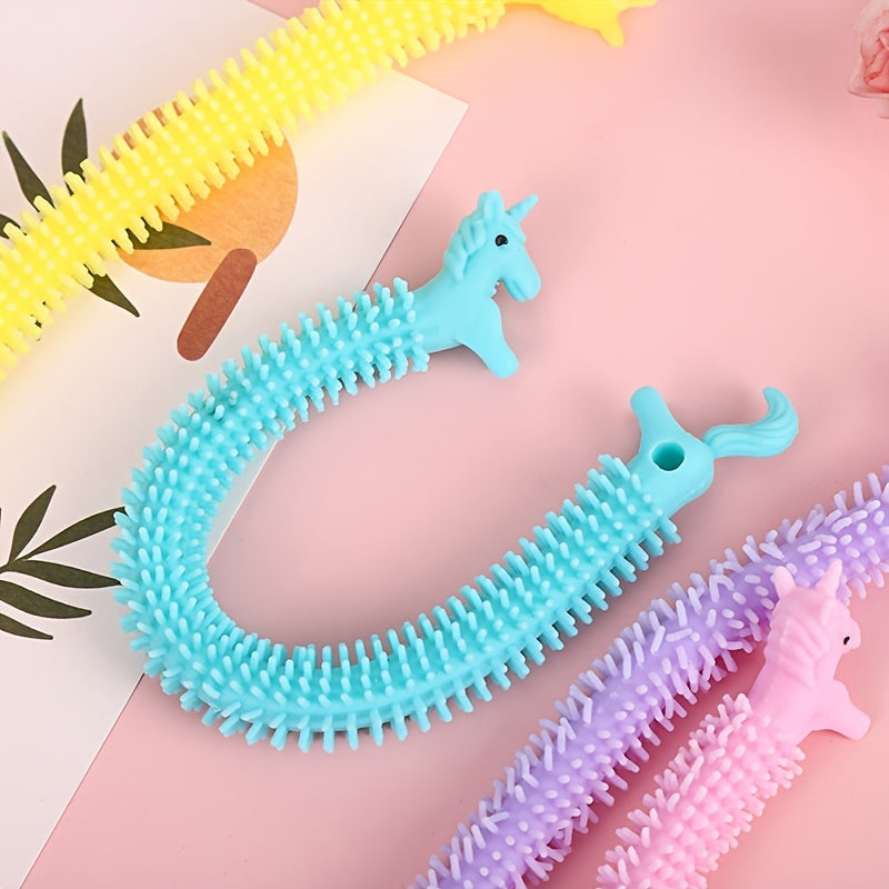 5pcs Mixed Colors Unicorn Stretchy Noodles Fidget Toys