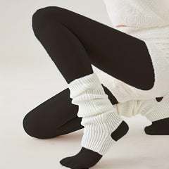Plush Lined High Waist Thermal Leggings Women's Stockings