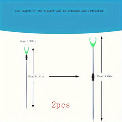 2pcs Fishing Rod Holders Pole Stands Fishing Accessories