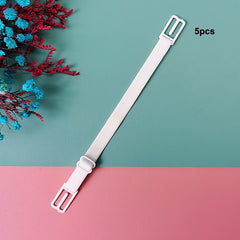 5pcs Invisible Bra Shoulder Straps Adjustable Elastic Underwear Straps