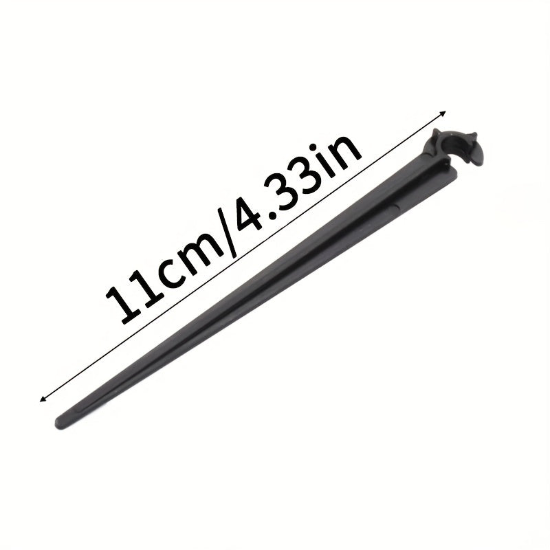 1pc Irrigation Bracket Stake C Shaped Fixing Rod Micro Drip System Pipe Stake