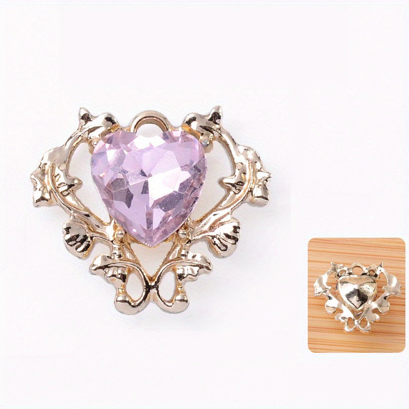 Multicolor Crystal Pendant Chain Pendant For Necklace