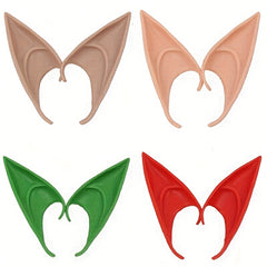 Pair of Long Short Fairy Ears Latex Cosplay Props Costume