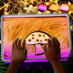 Sand Painting Light Stand - 7 Colors Sensory Creative Educational