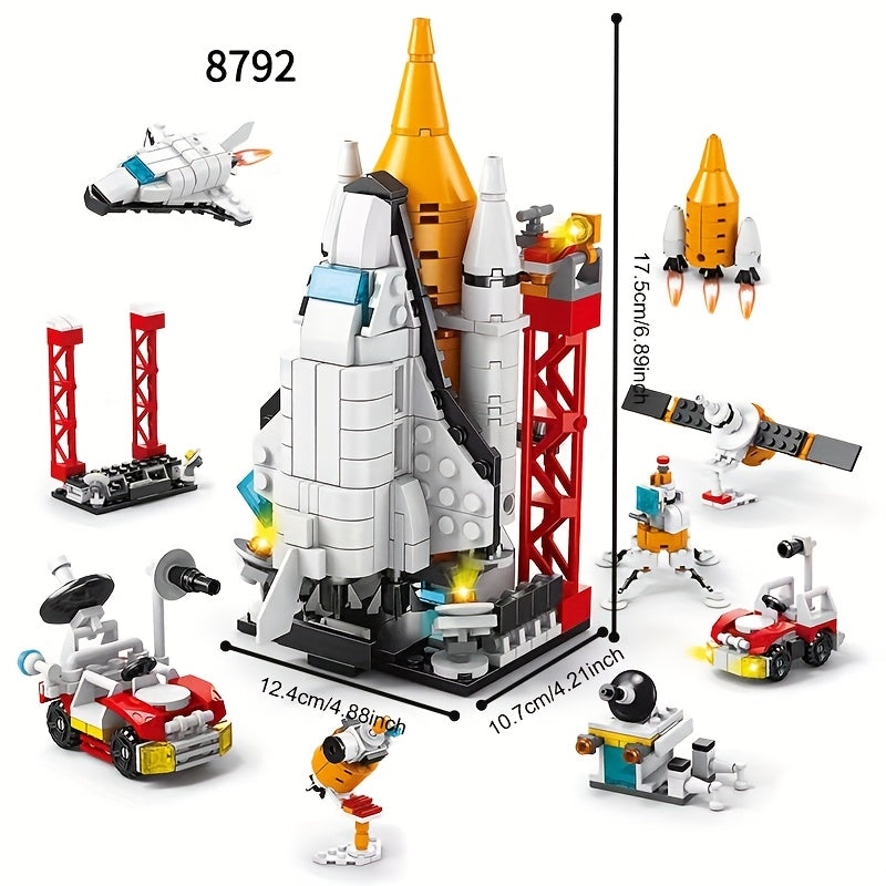 319pcs Building Blocks Toy 8 in 1 Airplane Model Series Set Kids Gift