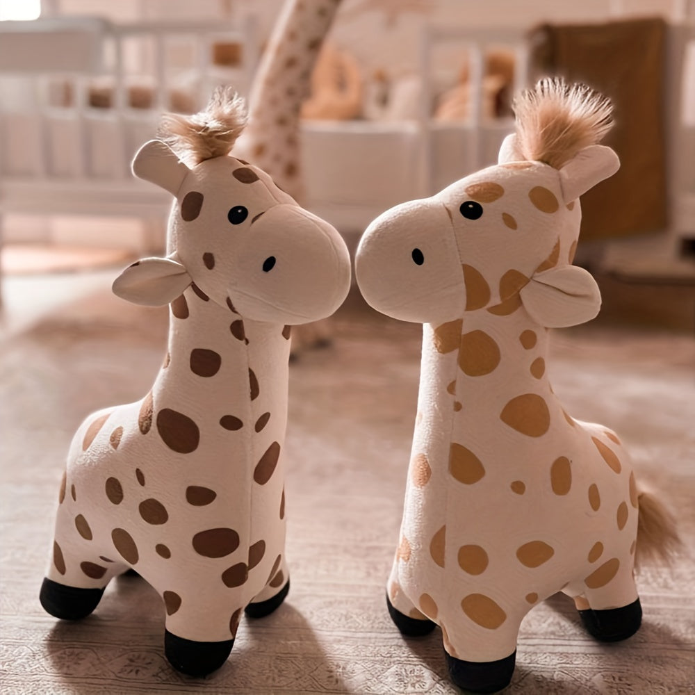 Nordic Style Giraffe Baby Doll Plush Toy Children's Room Decor