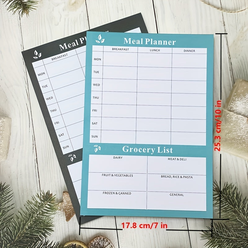 Home Advantage Weekly Meal Planner & Grocery List Notepad