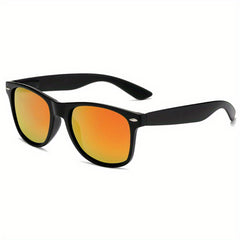 Men's Square Coated Rice Nail Sunglasses Retro UV400