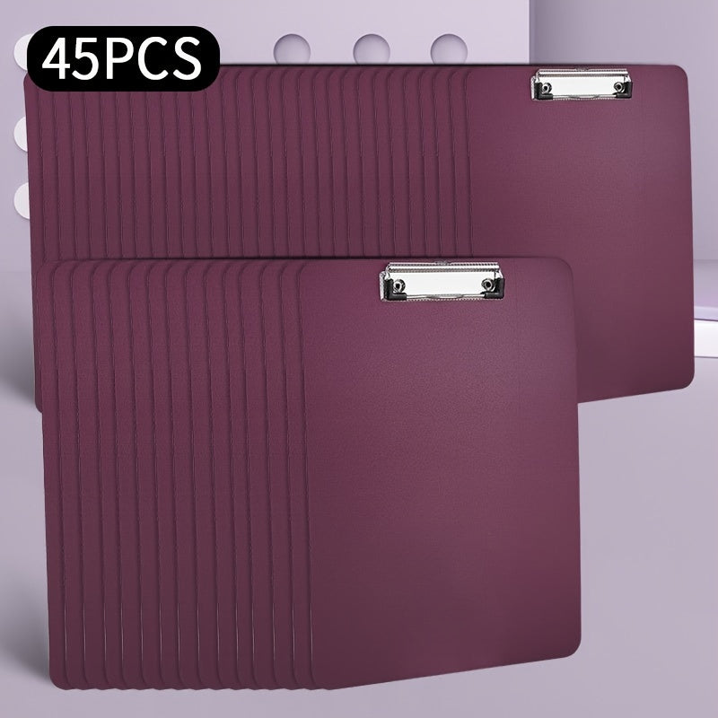 45pcs Plastic File Folder A4 Paper Office Supplies