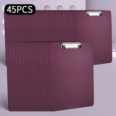 45pcs Plastic File Folder A4 Paper Office Supplies