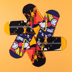 3 Pairs Street Lifestyle Socks Pack High Cotton For Skateboard
