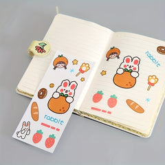 4pcs Rabbit Stickers Waterproof Glass Cup Baby Room Sticker
