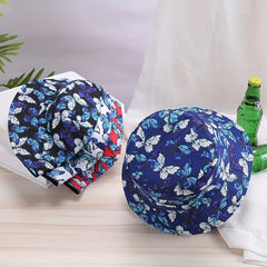 Butterfly Print Outdoor Bucket Hat Unisex Sunshade Hat
