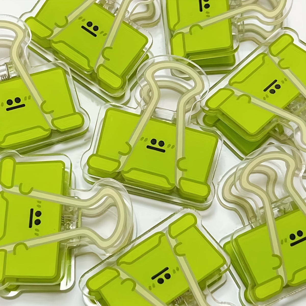 3pcs Cartoon Style Colorful Small Eyes File Folder Paper Clip