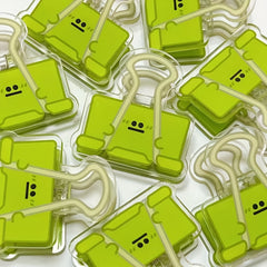 3pcs Cartoon Style Colorful Small Eyes File Folder Paper Clip