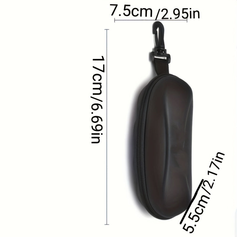 Large Sports Sunglasses Case Zipper Pressure-resistant Eye Case