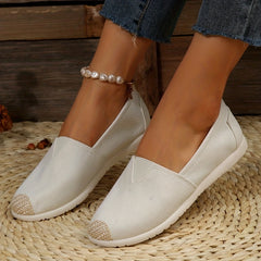 Ethnic Lightweight Slip On Canvas Sneakers
