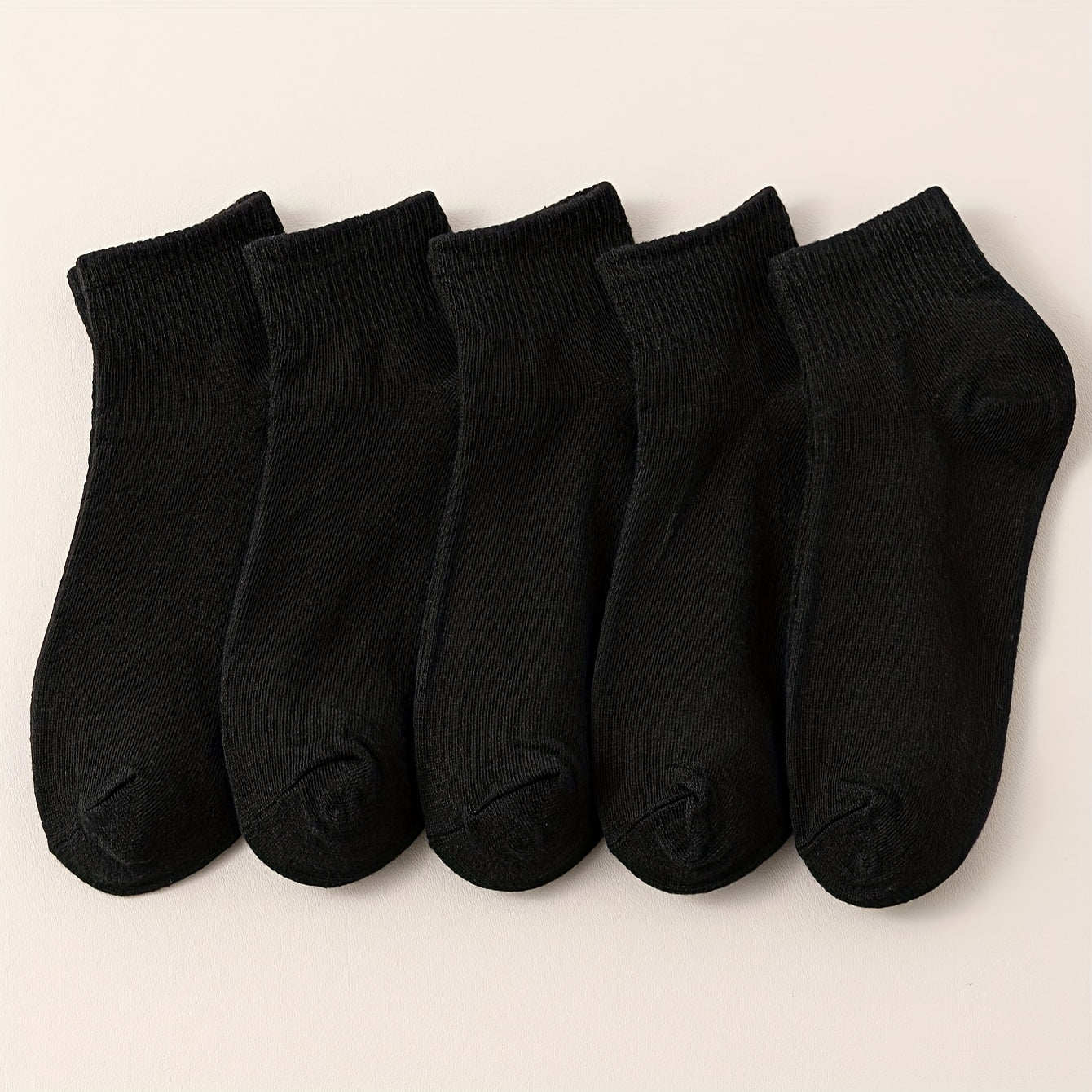 10 Pairs Solid Short Socks Women's Stockings & Hosiery