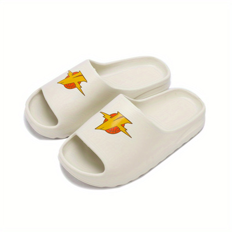 Men's Lightweight Open Toe Slippers for Shower Spring Summer