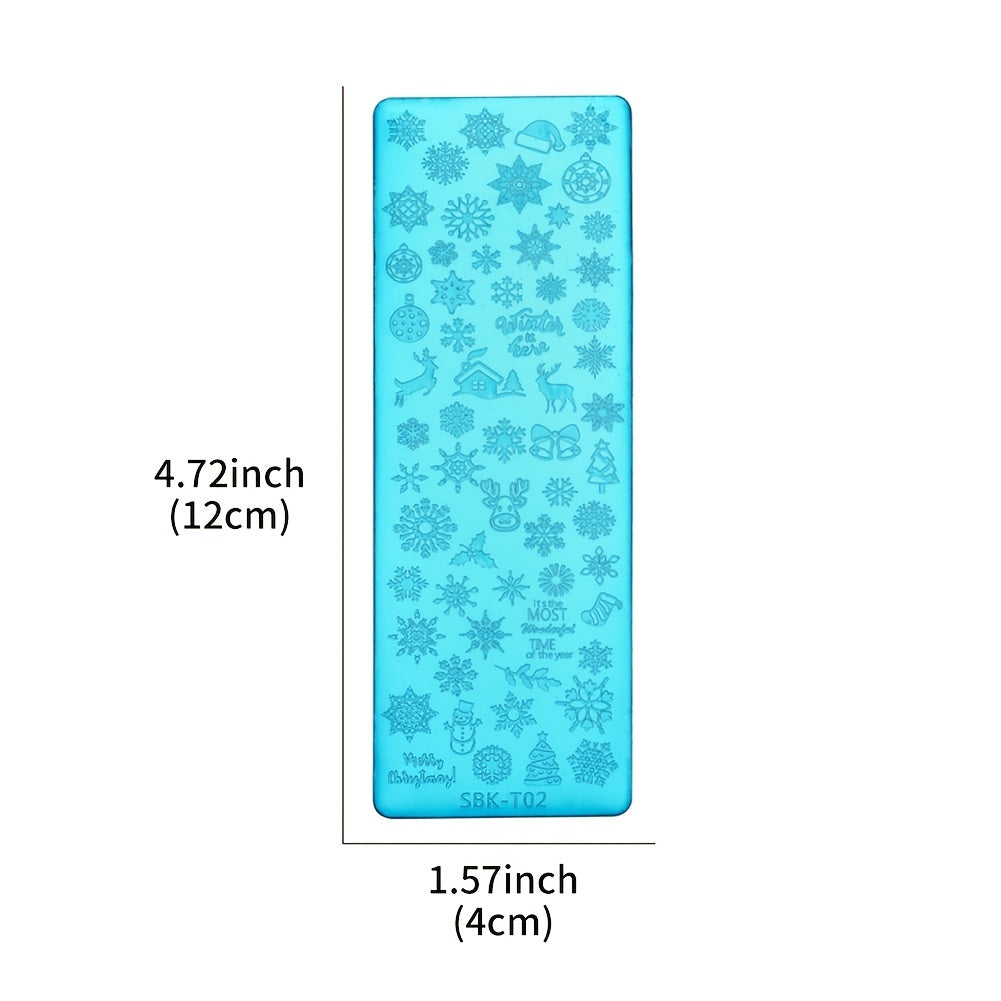 Nail Art Template DIY Stamping Plate Manicure Tool For Women Home Salon