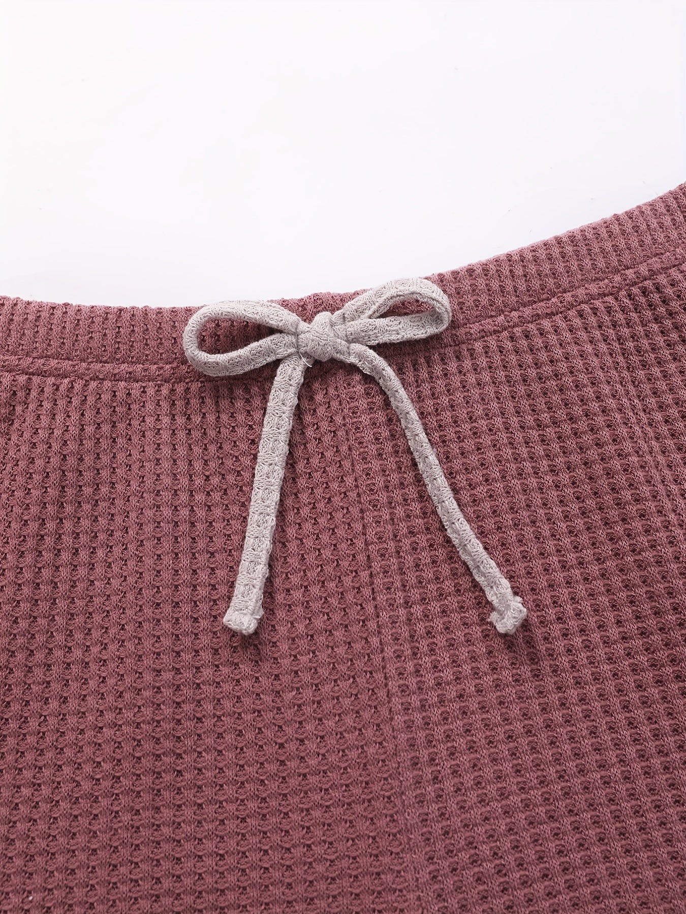 Comfy Lace Up Lounge Shorts Soft Womens Loungewear