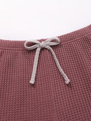 Comfy Lace Up Lounge Shorts Soft Womens Loungewear