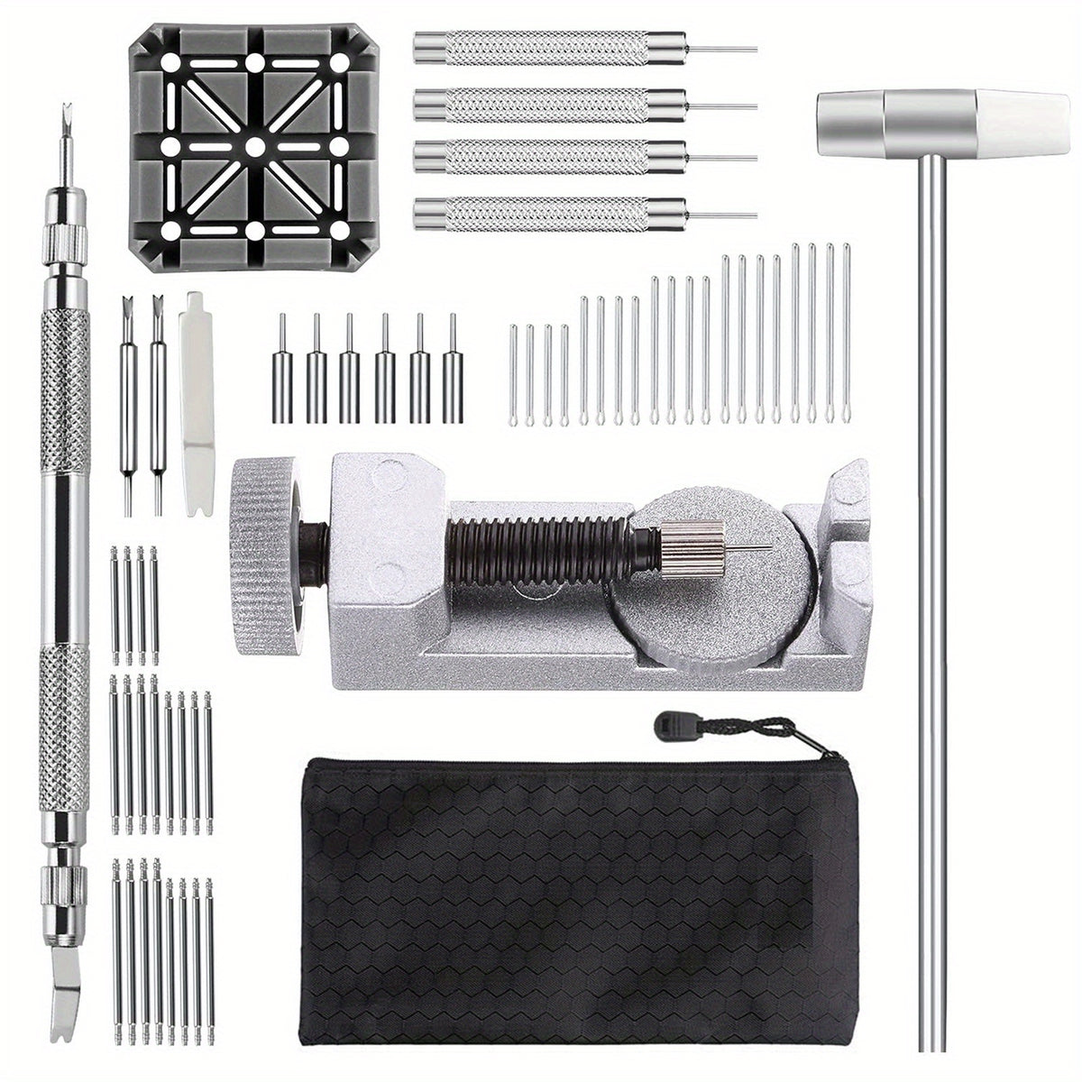 Watch Band Strap Link Pins Remover Repair Tool Spring Bar Tool Set