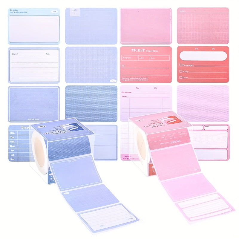 Lined Sticky Notes - 256 Sheets, Portable, Office, Student, Home