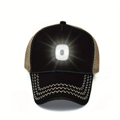 Rechargeable Lighted Baseball Cap Night Fishing Outdoor Hat