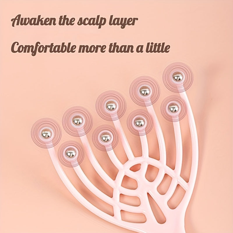 9-Claw Scalp Massager Handheld for Hair Care Stress Relief