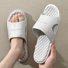 Men's Lightweight Non Slip Slides Open Toe Slippers