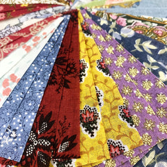 100pcs Dark Printed Quilted Fabric Bundle DIY Sewing Crafts 50 Colors 2pcs