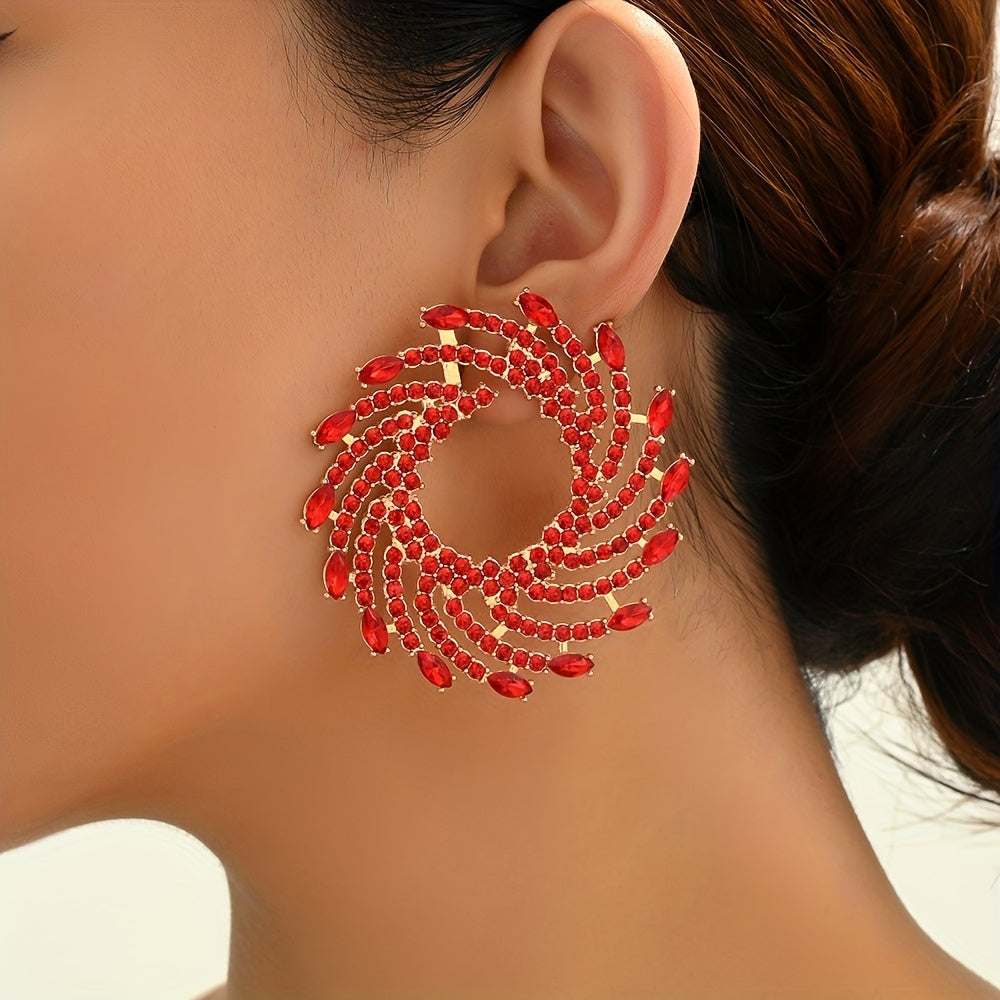 Geometric Shape Personality Earrings Ladies Jewelry Catwalk Accessories