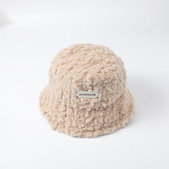 Winter Hairy Bucket Hat for Women - Outdoor Casual Style