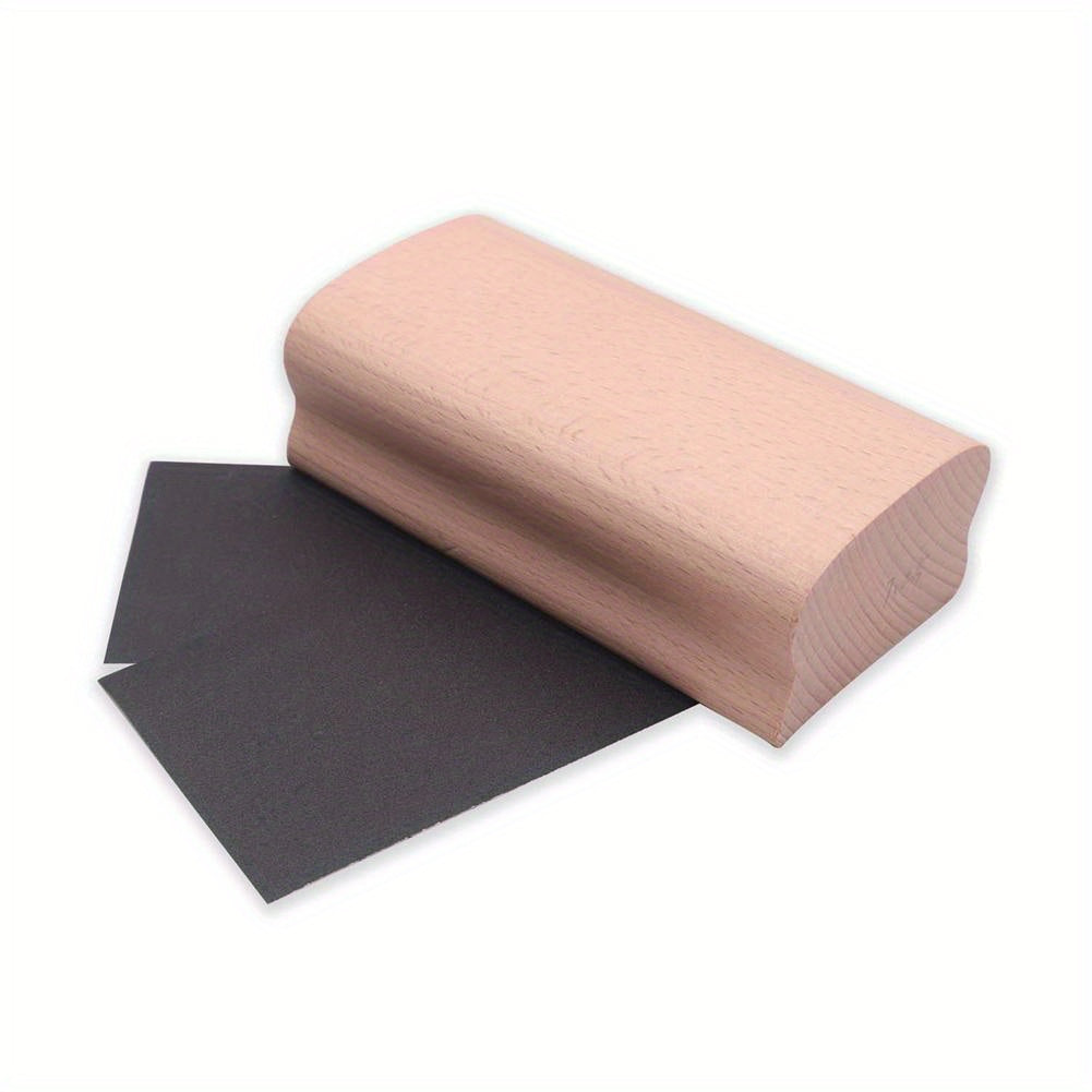 Wooden Sanding Block For Guitar Bass Fret Leveling Fingerboard