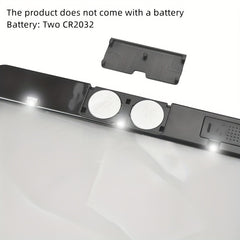 Portable LED Reading Magnifying Glass 3X Handheld