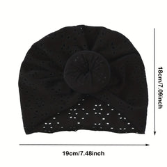 Baby Turban Hats Donut Knot Cozy Lovely Soft Head Wraps Caps For Newborn