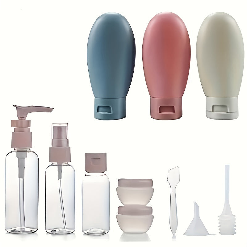 12pcs Travel Bottles Set - Toiletry Containers Leakproof Squeez