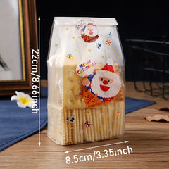 10pcs Christmas Gift Bags Santa Claus Goodie Bags