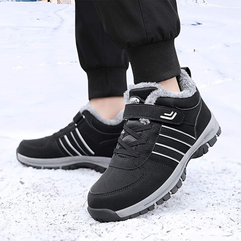 Plush Lined Thermal Snow Shoes Non Slip Fall Winter Warm Outdoor Boots