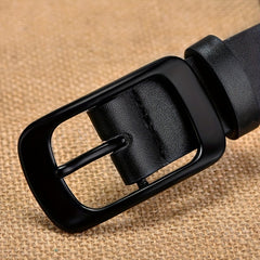Men's PU Leather Buckle Belt Business Casual Decorative Belt