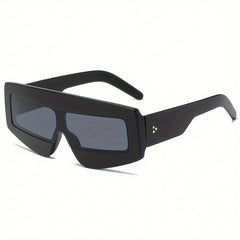 Y2K Shield Sunglasses UV400 Beach Club Futuristic Glasses