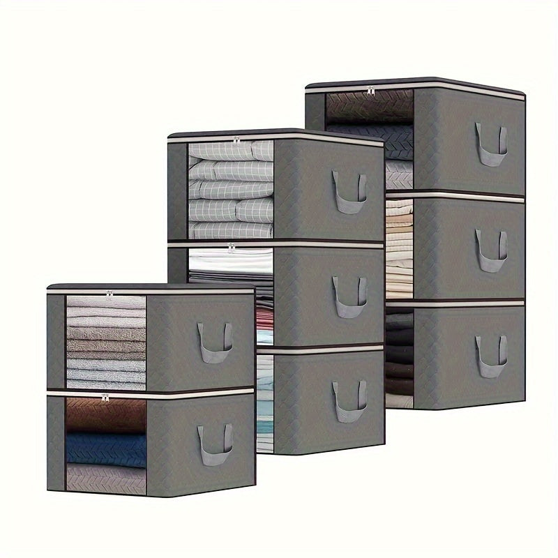 8PC Home Storage Box Large Capacity Clothes Wardrobe Decor