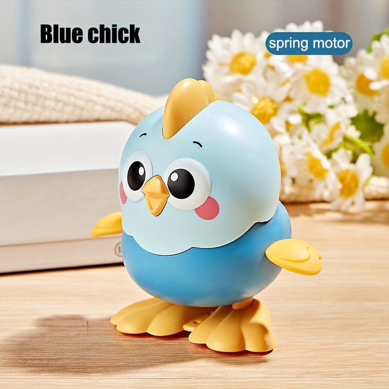 Clockwork Chicken Jumping Toy Manual Winding Jumping Doll