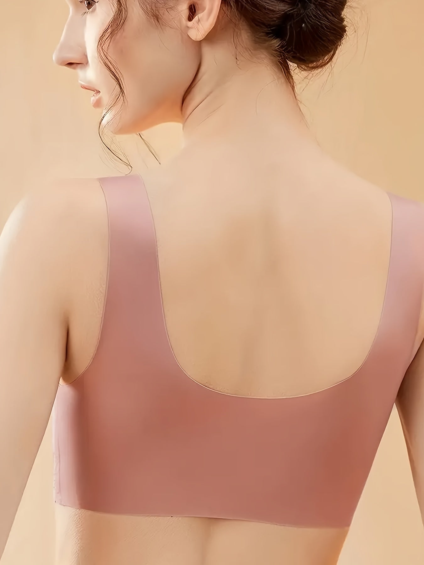 2pcs Lace Wireless Bras Full Coverage Comfortable Breathable Women's Lingerie