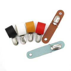 PU Leather Hat Clip Travel Hat Clips For Luggage