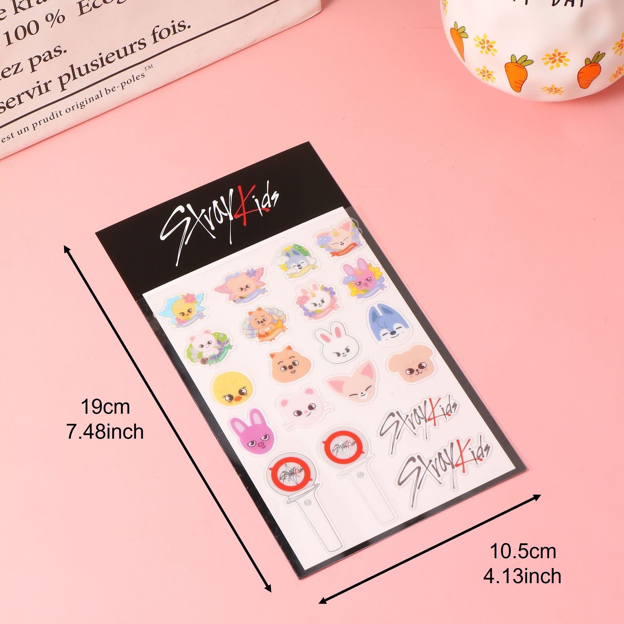 Transparent Waterproof Painting Sticker Cartoon Lovely Self-adhesive Sticker