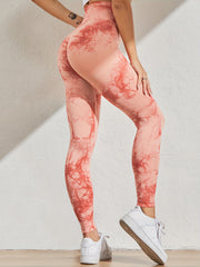 Tie Dye High Waist Yoga Leggings for Women
