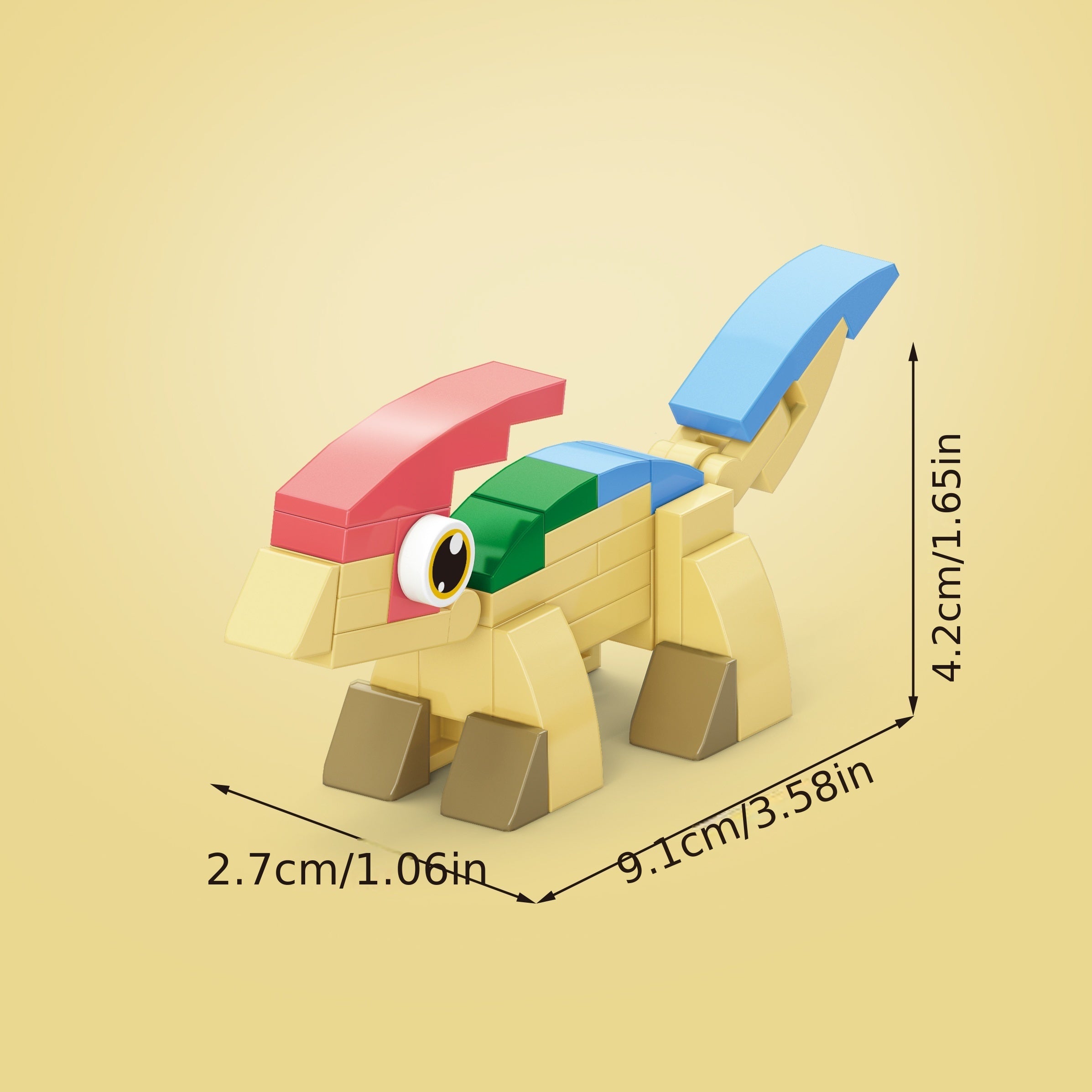 Dragon Series Toy Particle Building Blocks Ankylosaurus Model