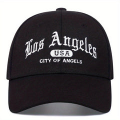 LOS ANGELES Embroidery Baseball Cap Lightweight Adjustable Sun Hat